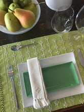 Charger l&#39;image dans la galerie, ELENA, set de table avec serviettes, vert