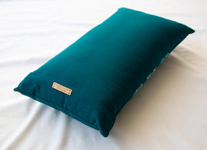 Coussin "Zig Zag" - Vert - 30 x 50 cm
