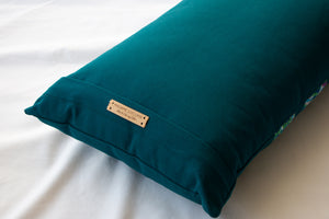 Coussin "Zig Zag" - Vert - 30 x 50 cm