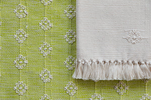 ELENA, set de table avec serviettes, vert