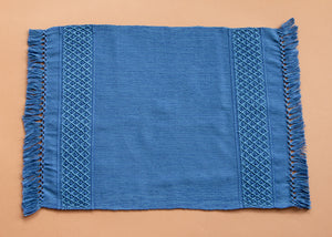 JULIA, set de table avec serviettes, bleu