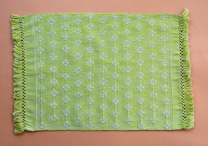 ELENA, set de table avec serviettes, vert