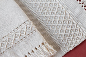 JULIA, set de table avec serviettes, écru